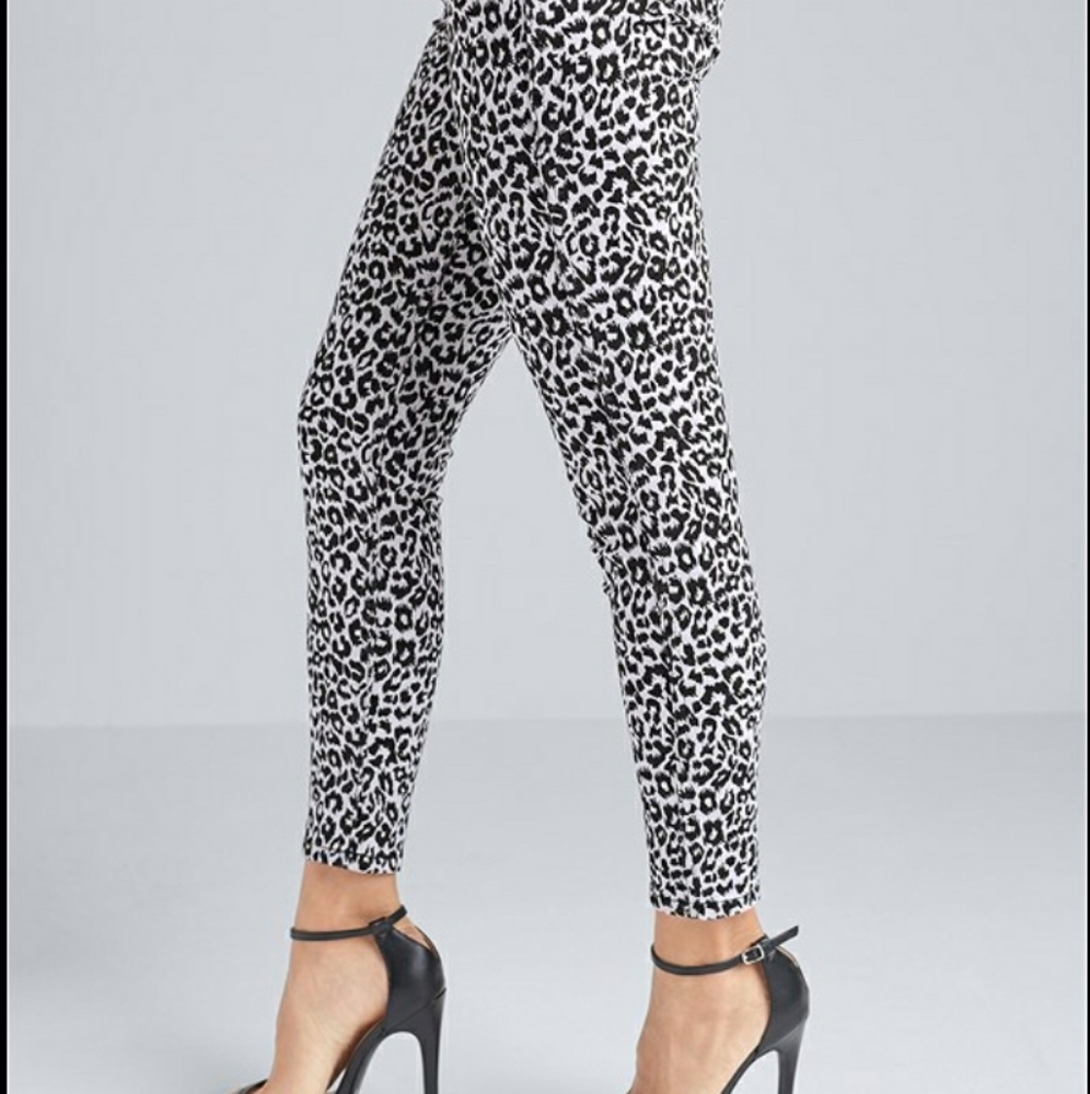 NWOT Reversible faux leather pants
